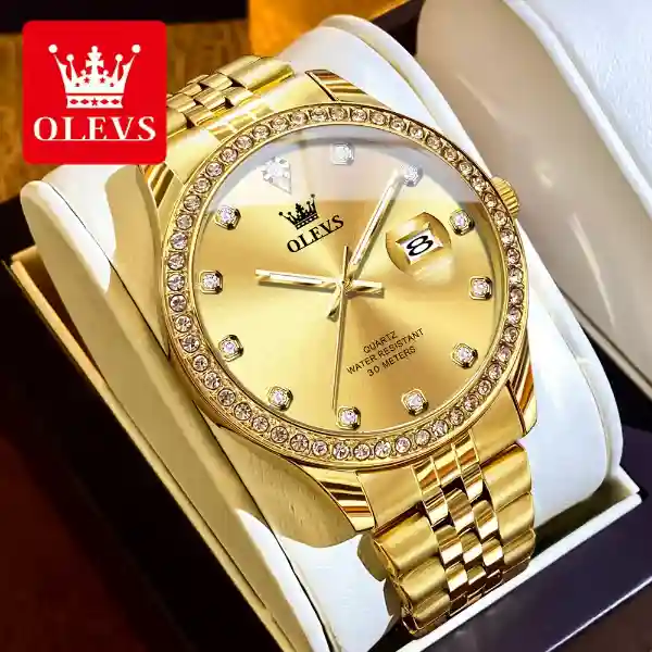 OLEVS 3629 Men's Watch - All Gold