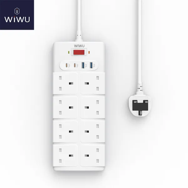 1-WiWU Wi-S009 20W GaN 12in1 Desktop Power Strip