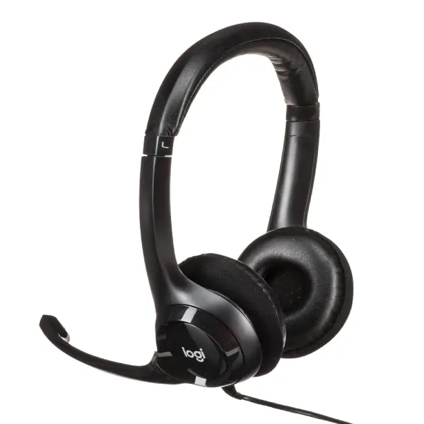 Logitech H390 USB Black Computer Headphone
