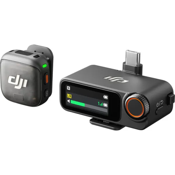 DJI Mic 3 (1TX + 1RX) Wireless Lavalier Mic