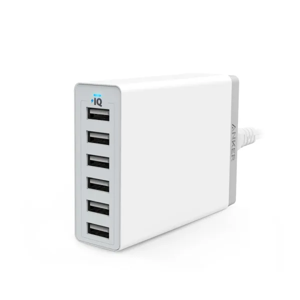 Anker PowerPort 5 Lite 25W 5 Port USB Wall Charger A2134