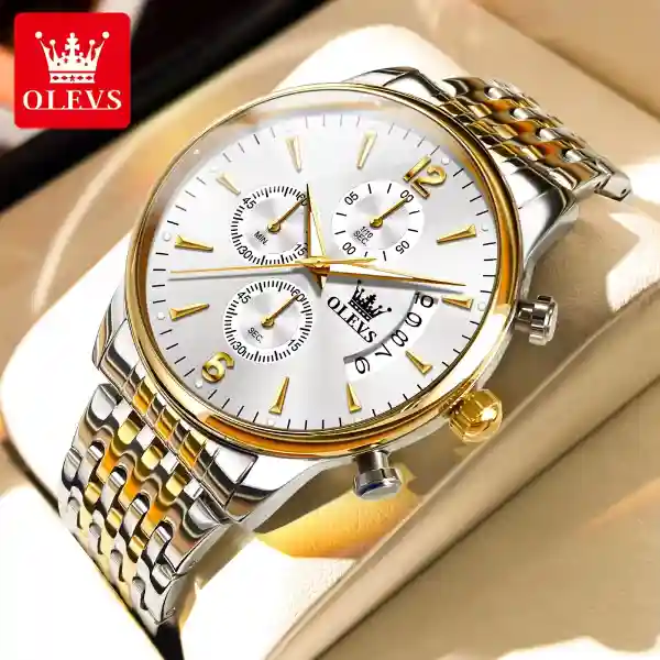 OLESV 2867 Men's Watch - gold white