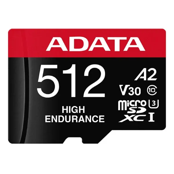 ADATA High-Endurance 512GB UHS-I Class 10 microSDXC Card for Surveillance Camera memory-1