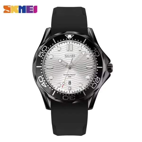 SKMEI 9276 Men's Watch - black silver P