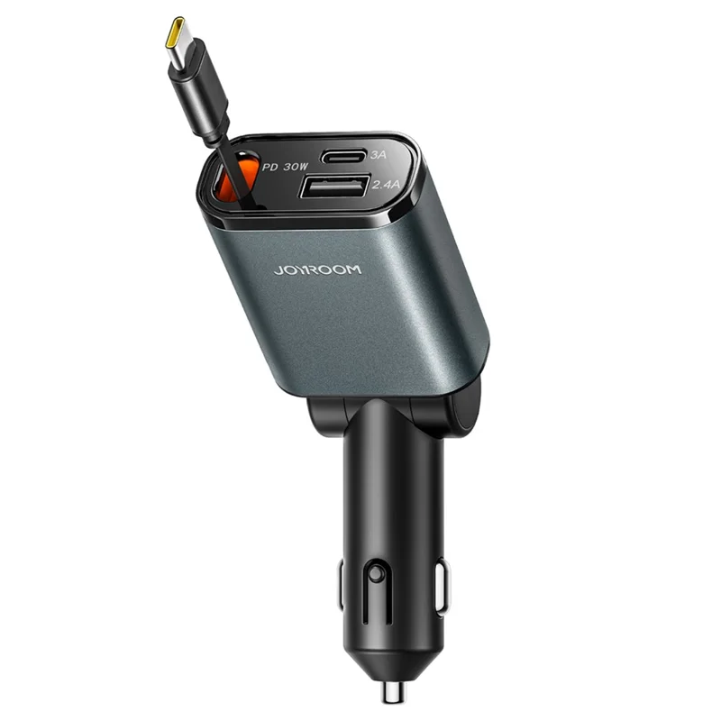 JOYROOM JR-CCL07 3-in-1 Retractable Car Charger-1