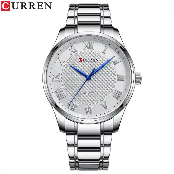 CURREN 8409 Men's Watch - silver white
