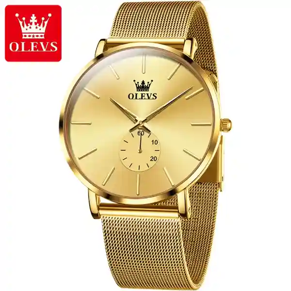 OLEVS 9954 Men's Watch - Gold