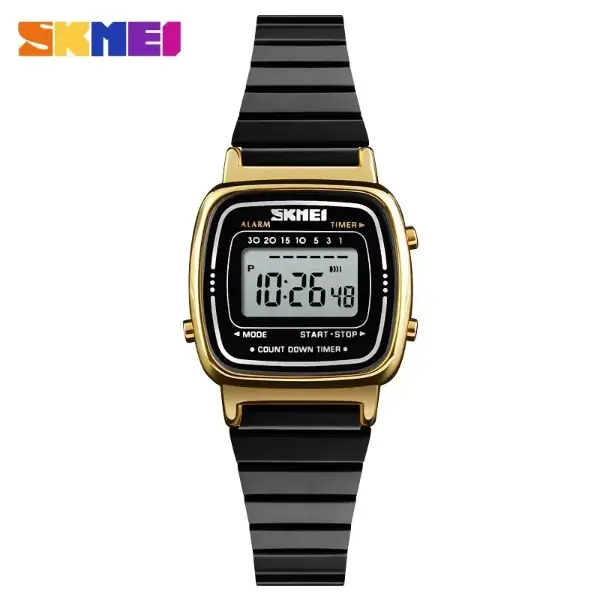 SKMEI 1901 Women's Watch - Gold Balck
