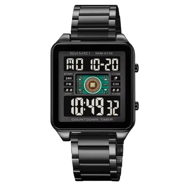 SKMEI 2136 Men's Watch - Black-Black