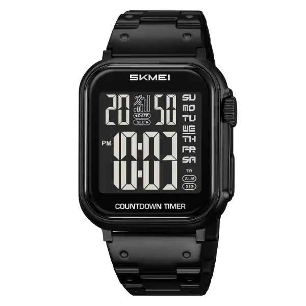 SKMEI 2447 Men's Watch - Black-Black
