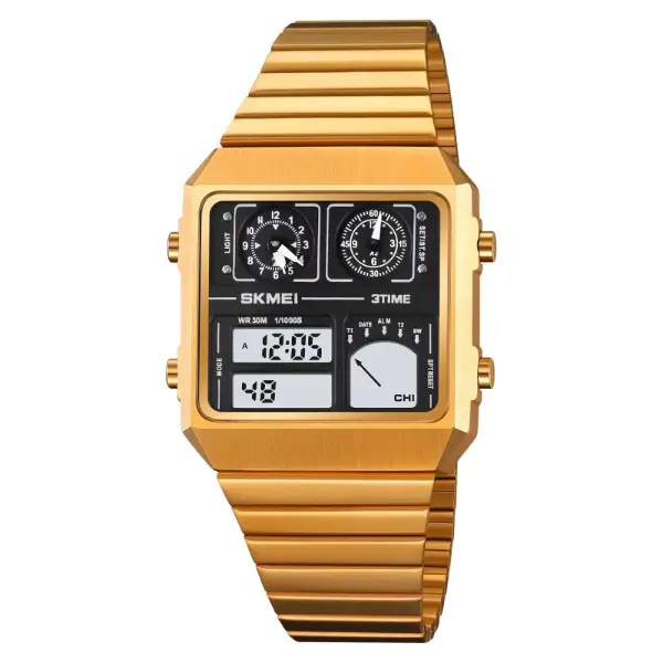 SKMEI 2198 Men's Watch - Gold