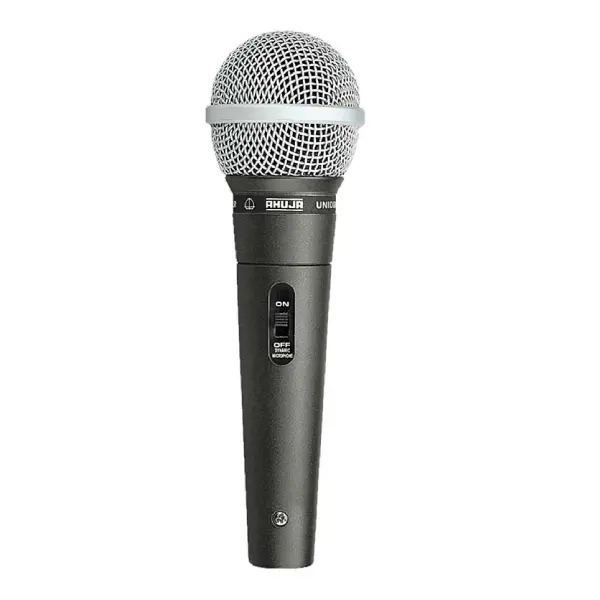 Ahuja AUD-98XLR Unidirectional Dynamic Wired Black Microphone