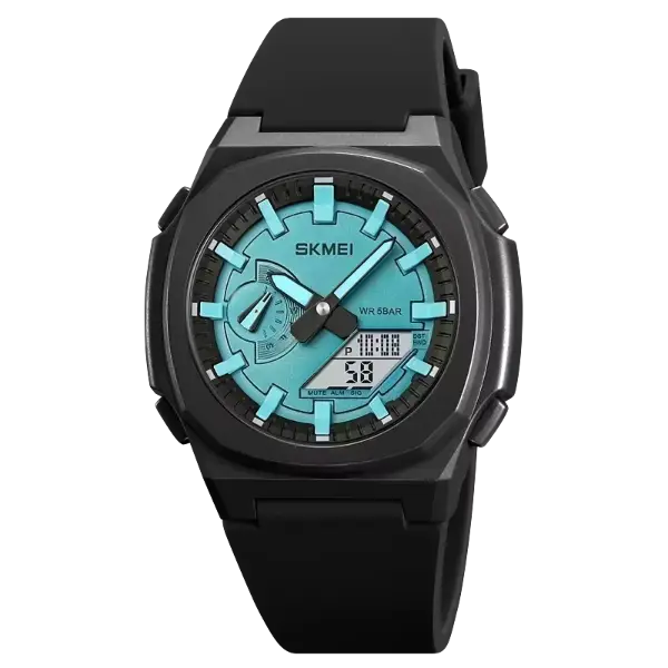 SKMEI 2091 Men's Watch - Light Blue White