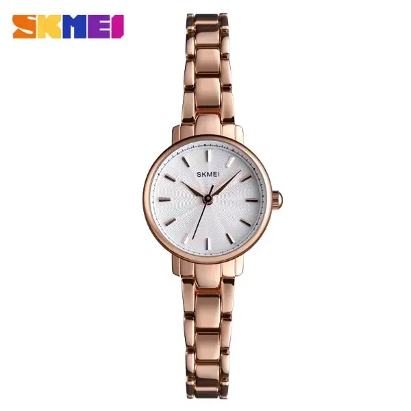 SKMEI 1410 Women Watch - Rose-Gold