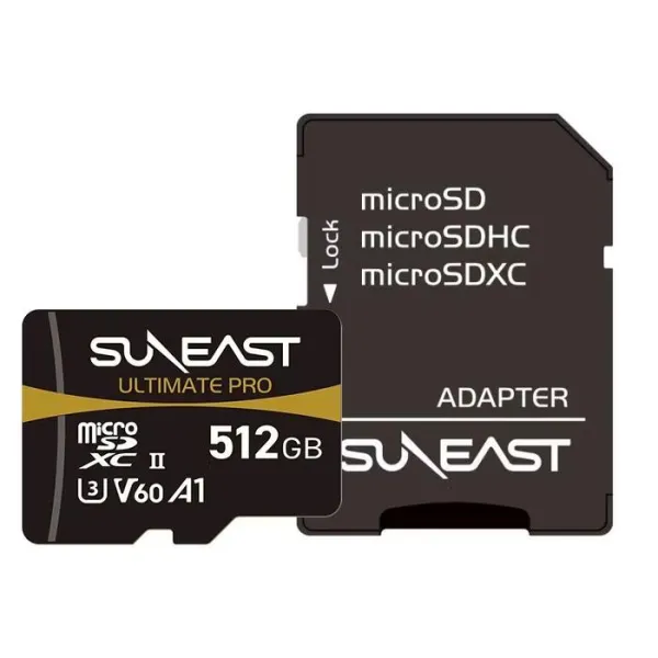 Suneast Ultimate PRO MicroSD 512GB 280MB/s UHS-II V60 Series