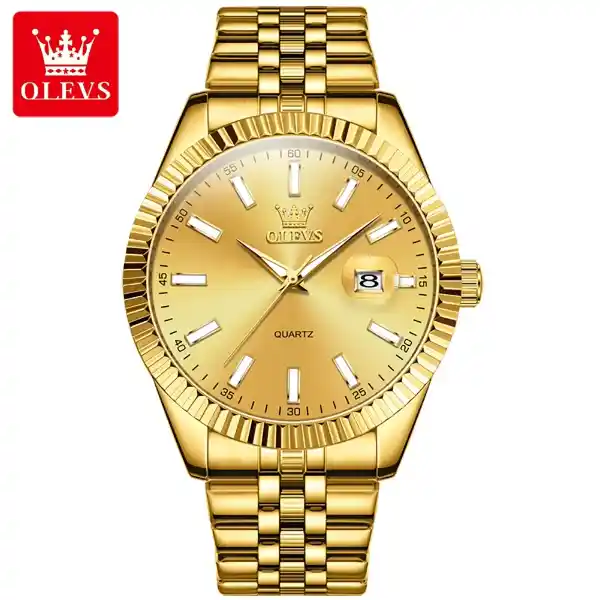 OLEVS 5593 Men's Watch - All Gold