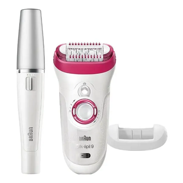 Braun Silk-Epil 9 9-538 Wet & Dry Epilator With 3 Extras