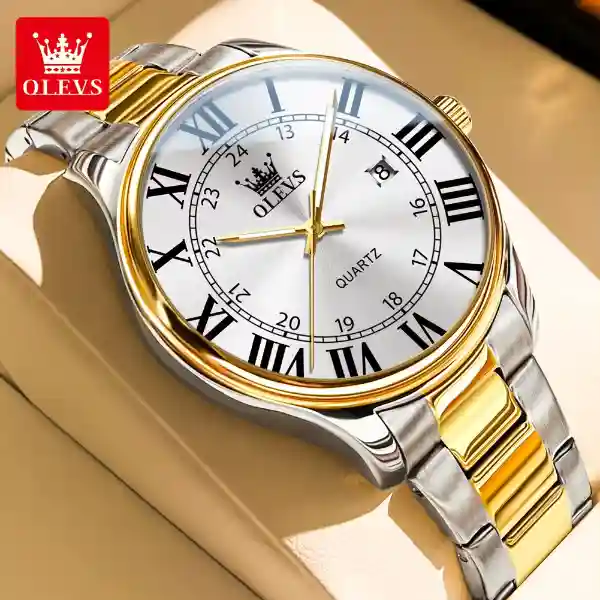 OLEVS 2911 Men's Watch - White