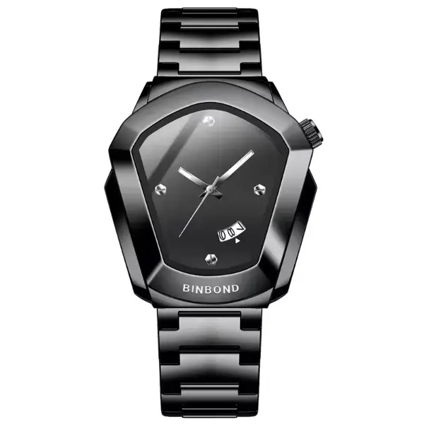 BINBOND W0015 Men's Watch - Black