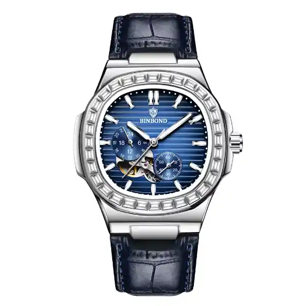 BINBOND j1116 Men's Watch - Belt Blue