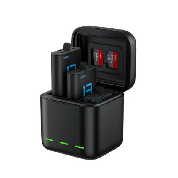 TELESIN Charger Box + 2 Batteries Set for GoPro HERO13