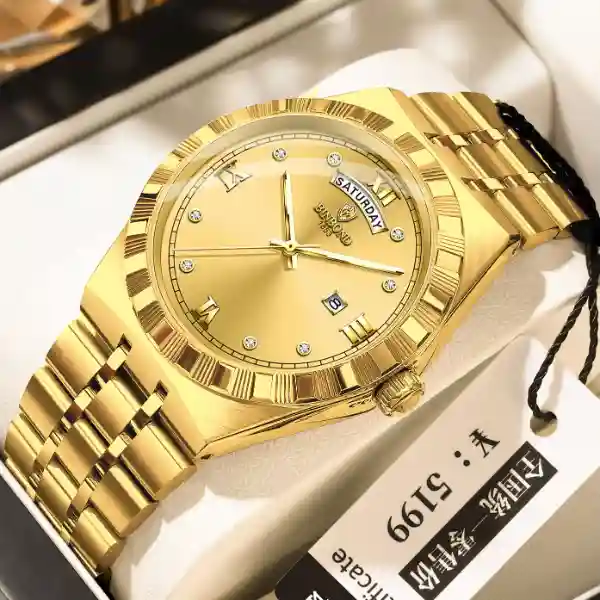 BINBOND 9356 Men's Watch - all gold