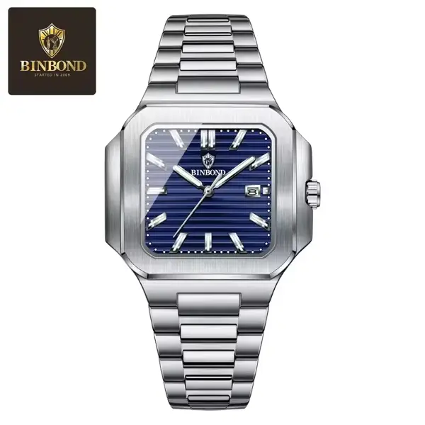 BINBOND V00125 Men's Watch - Blue