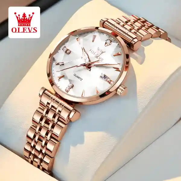 OLEVS 5536 Women's Watch - White