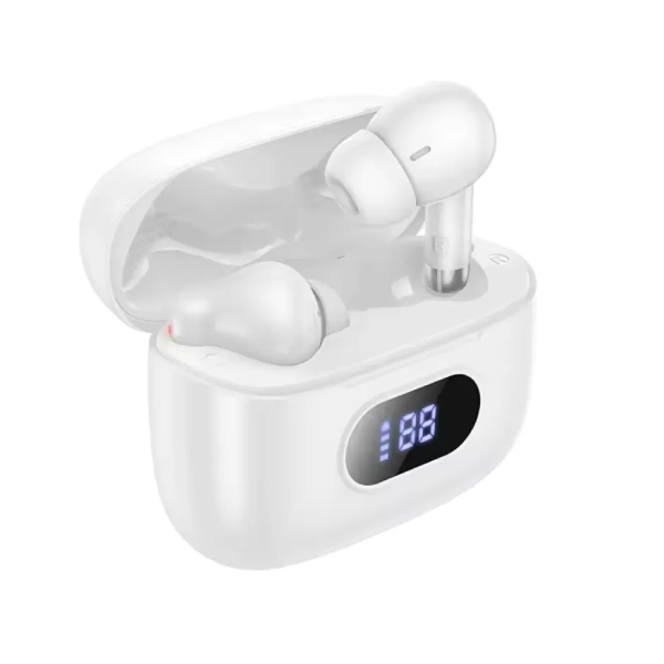 HOCO EQ2 Plus True Wireless Earbuds - All white