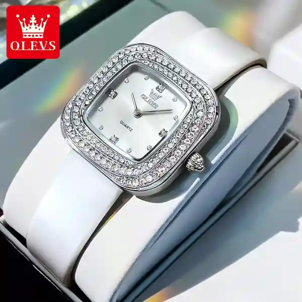 OLEVS 5512 Women Watch - White