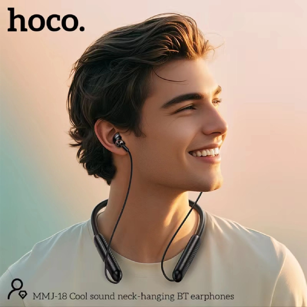 Hoco MMJ 18 BT Bluetooth Neckband Earphone-1