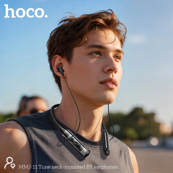 Hoco MMJ11 ENC Bluetooth Neckband Earphone-1