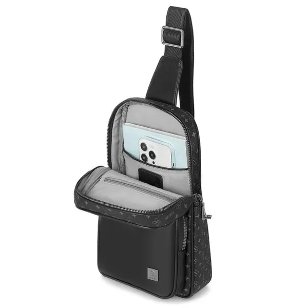 Wiwu Master Fingerprint Lock Crossbody Chest Bag 3