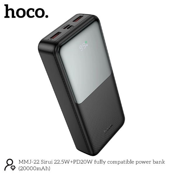 Hoco MMJ22 Sirui 22.5W+PD20W Fast Charging Power Bank (20000mAh)-1