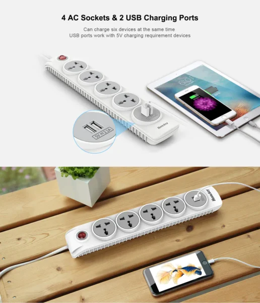 Huntkey SZN507 Power Strip 6