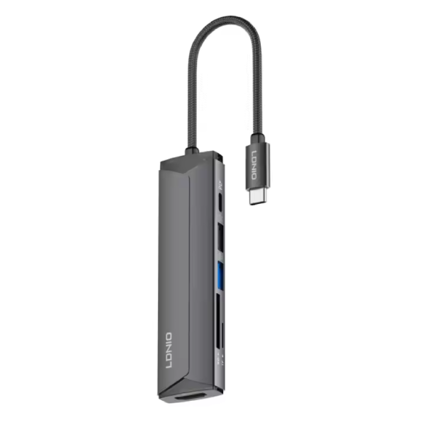 LDNIO DS-56H PD100W 5-in-1 Docking Station Type-c Data Hub
