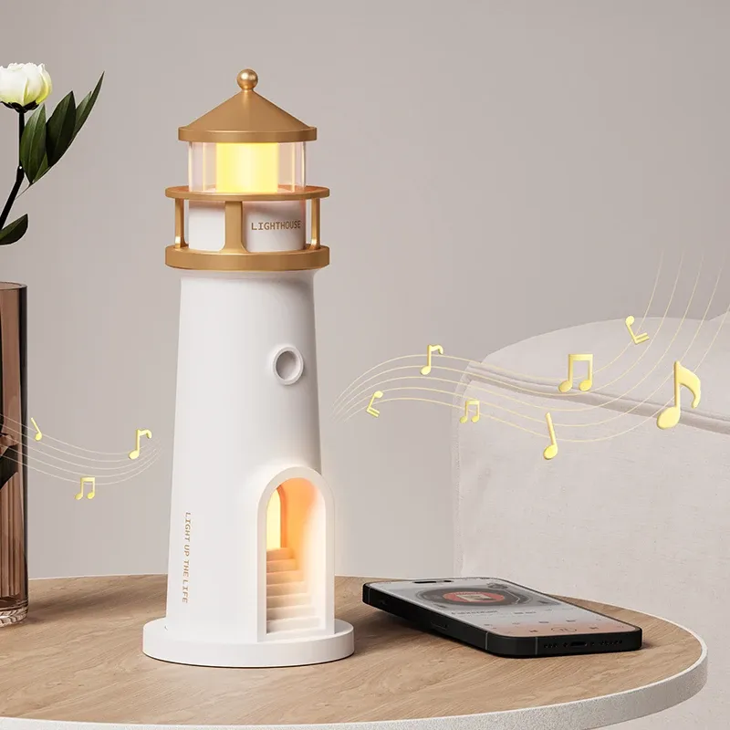 Moon Lamp Projection Lighthouse Night Light (Remote Control Version) 1