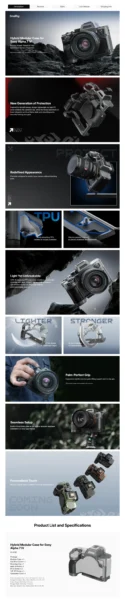 SmallRig Hybrid Modular Cage for Sony a7 IV (1)