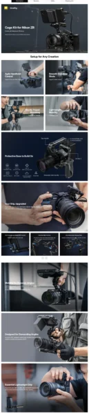 SmallRig Full Camera Cage Kit for Nikon ZR (2)