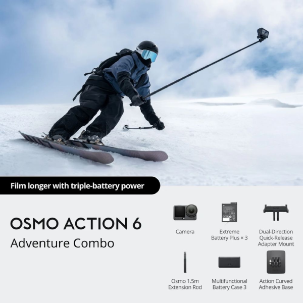 DJI Osmo Action 6 Combo - Adventure Combo
