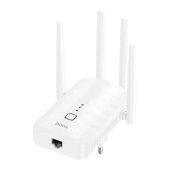 Hoco HI35 WiFi Repeater with 10 100Mbps LAN WLAN Port 1