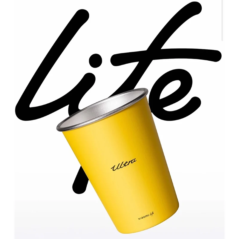 Xiaomi Life Ultra Yellow 304 Stainless Steel Drinking Cup 350ML 1