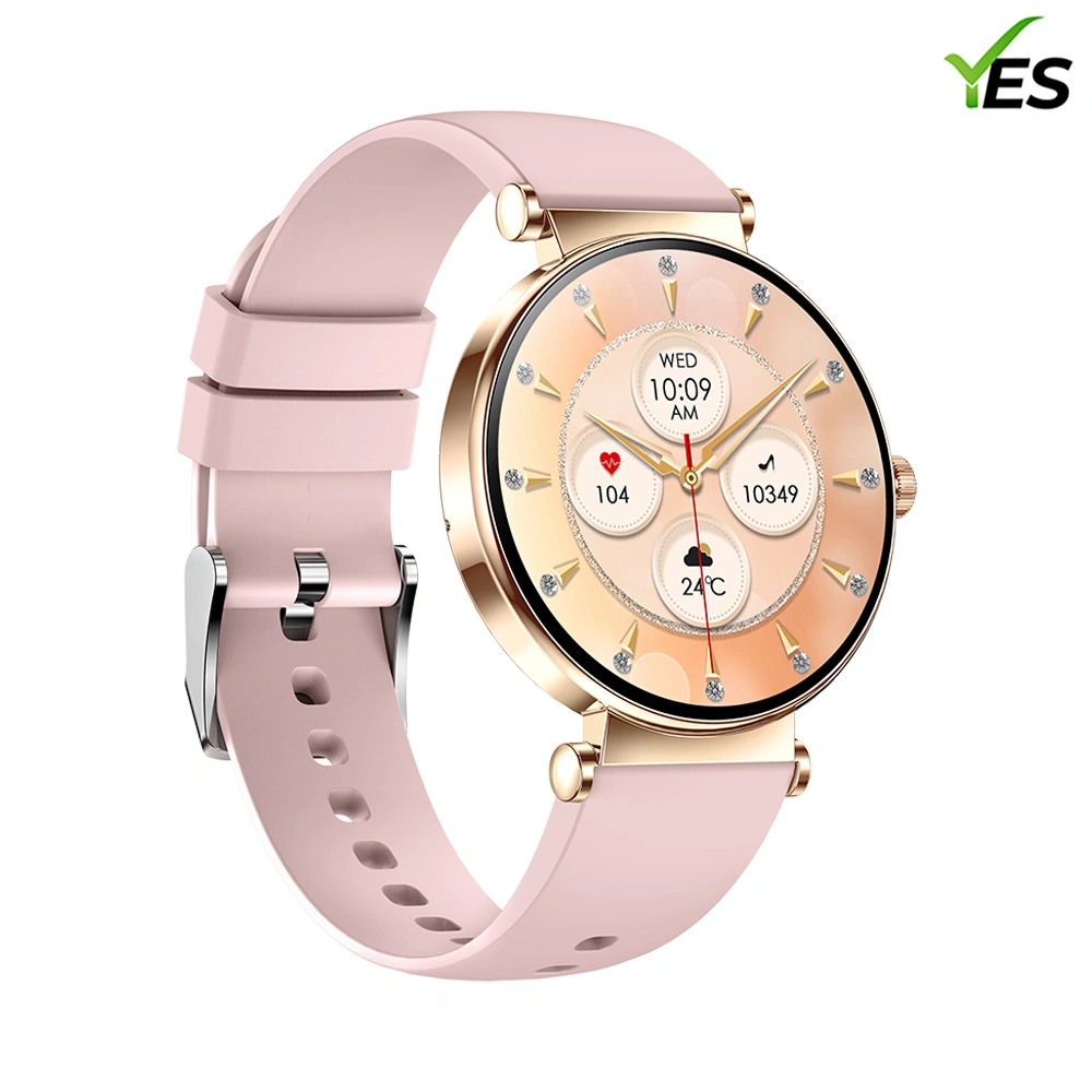 YES Opal Flex AMOLED Smart watch - Rose Gold