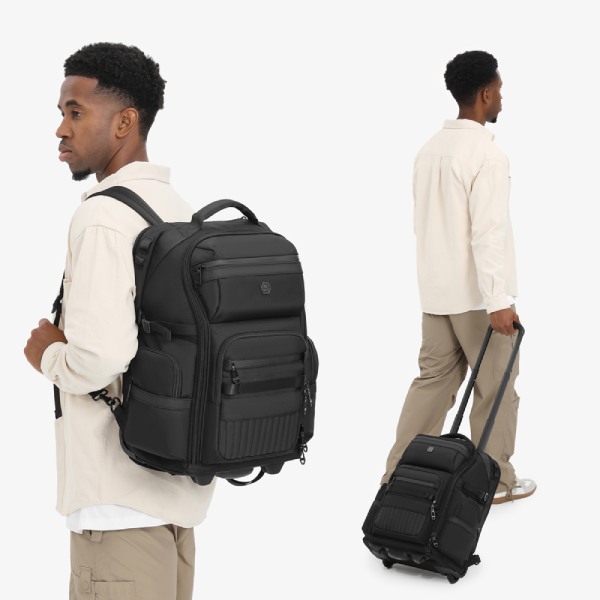 OZUKO 9820 Unisex Rolling Laptop Bag-3