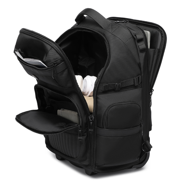 OZUKO 9820 Unisex Rolling Laptop Bag-2