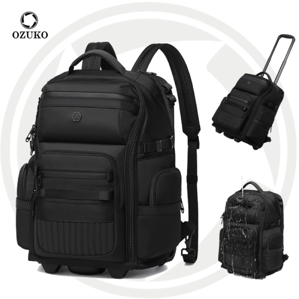 OZUKO 9820 Unisex Rolling Laptop Bag