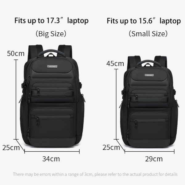 OZUKO 9772 Fashion Travel Back Pack-3