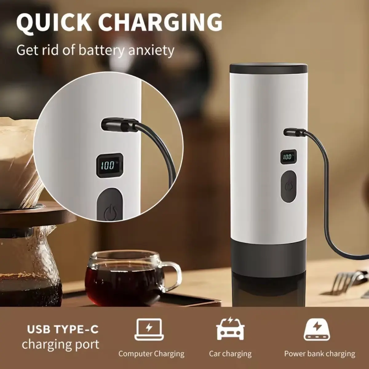 Xiaomi Youpin 3-in-1 Portable Electric Espresso Machine 2