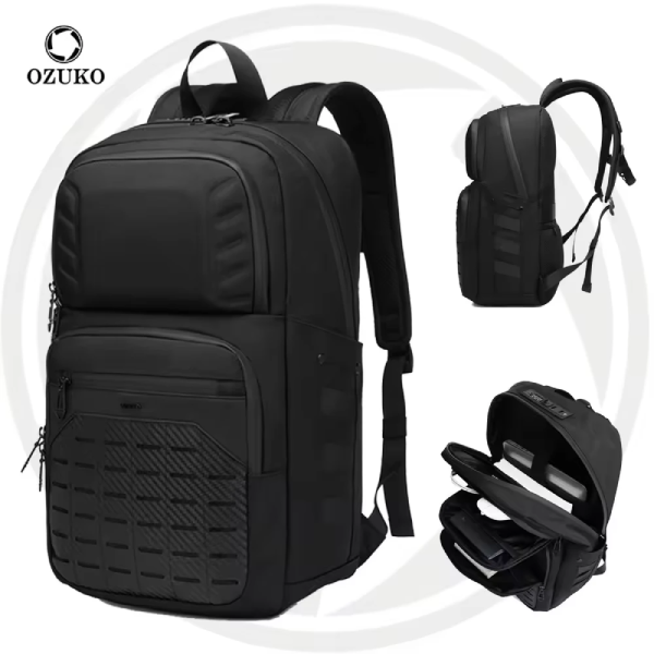 OZUKO 9687 Anti-Theft HardShell Laptop Backpack
