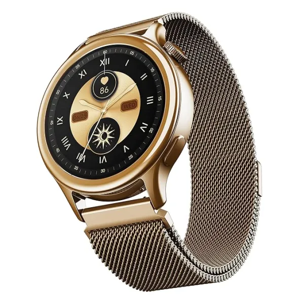 boAt Enigma Daze Women's Luxury Smart Watch - Metallic Gold